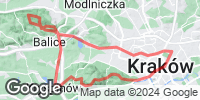Track GPS Kryspinów, Skała Kmity nocą